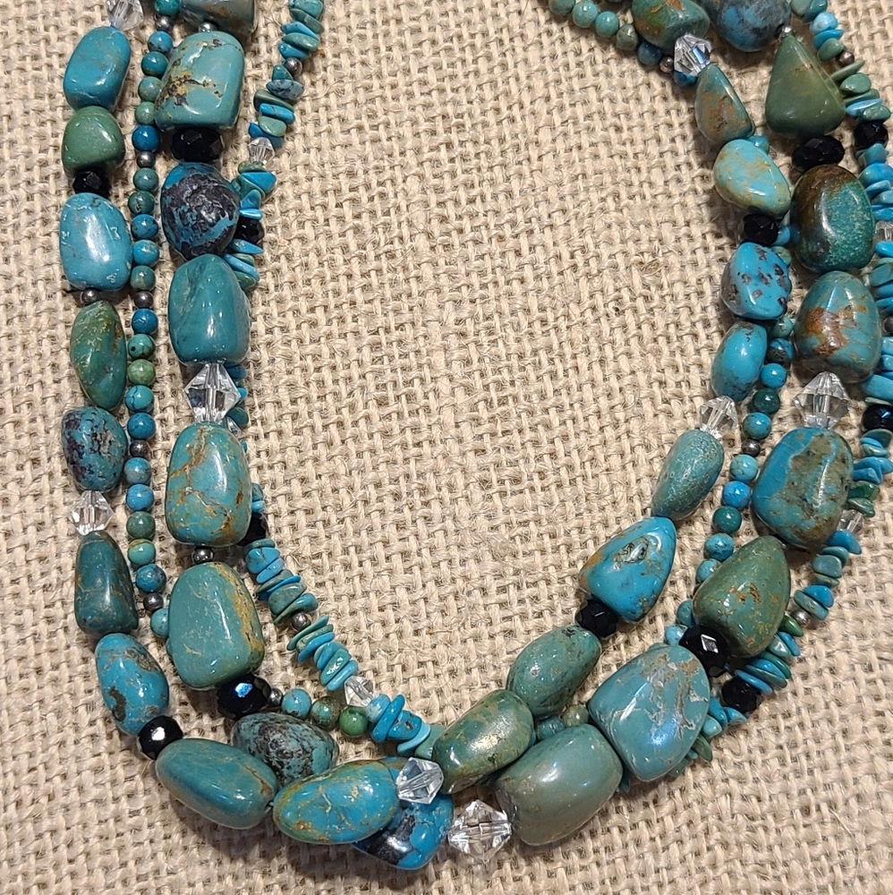 Silpada multistrand turquoise necklace